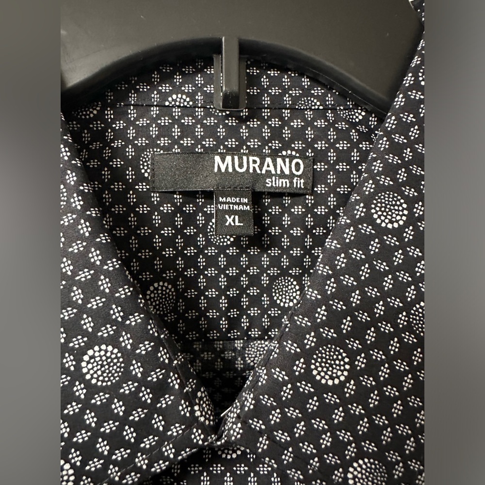 Men Murano Slim Fit Long Sleeve Button Up Shirt Size XL - Picture 3 of 5
